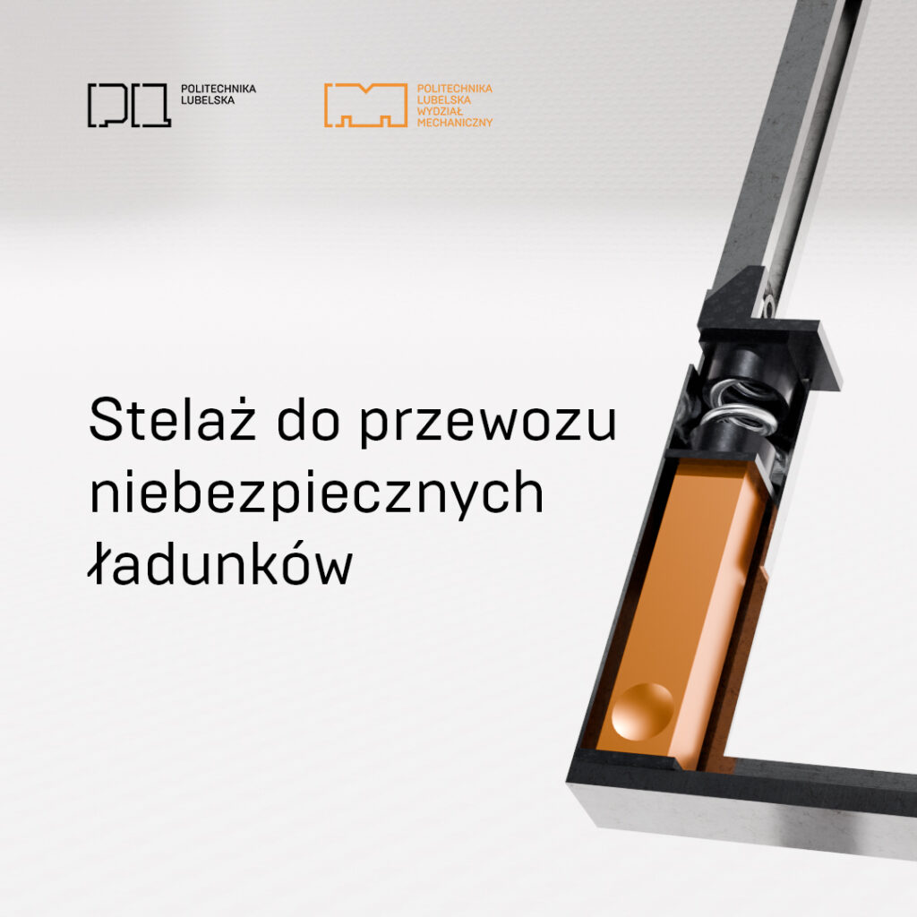 Frame for transporting hazardous loads