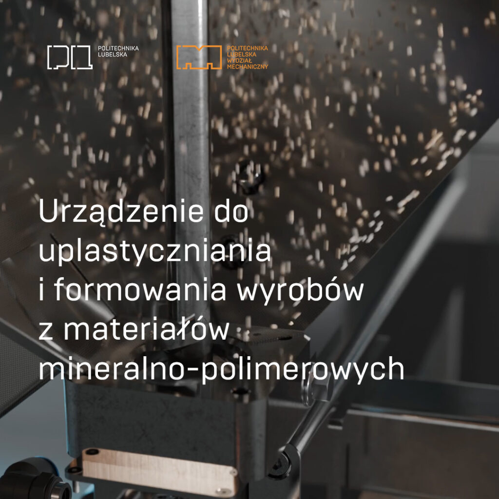 Device for plasticising and forming products made of mineral-polymer materials