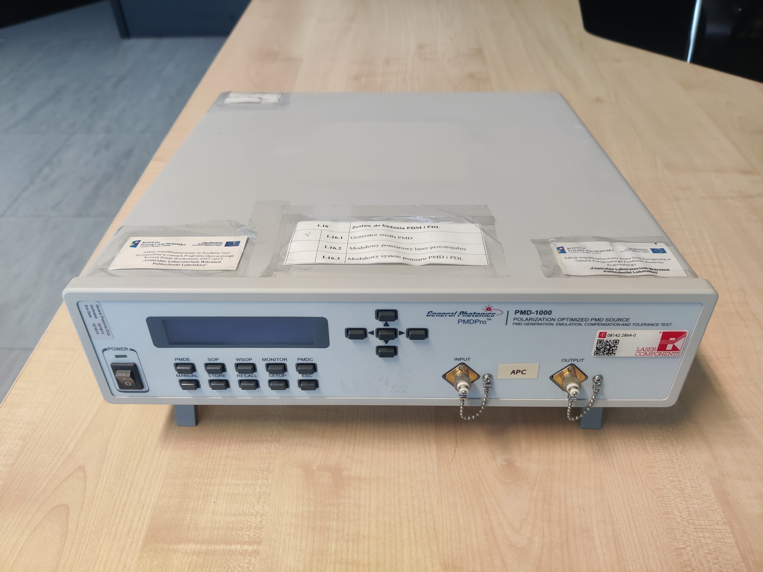 Generator PMD do stan. do test. elem. optoelektr.